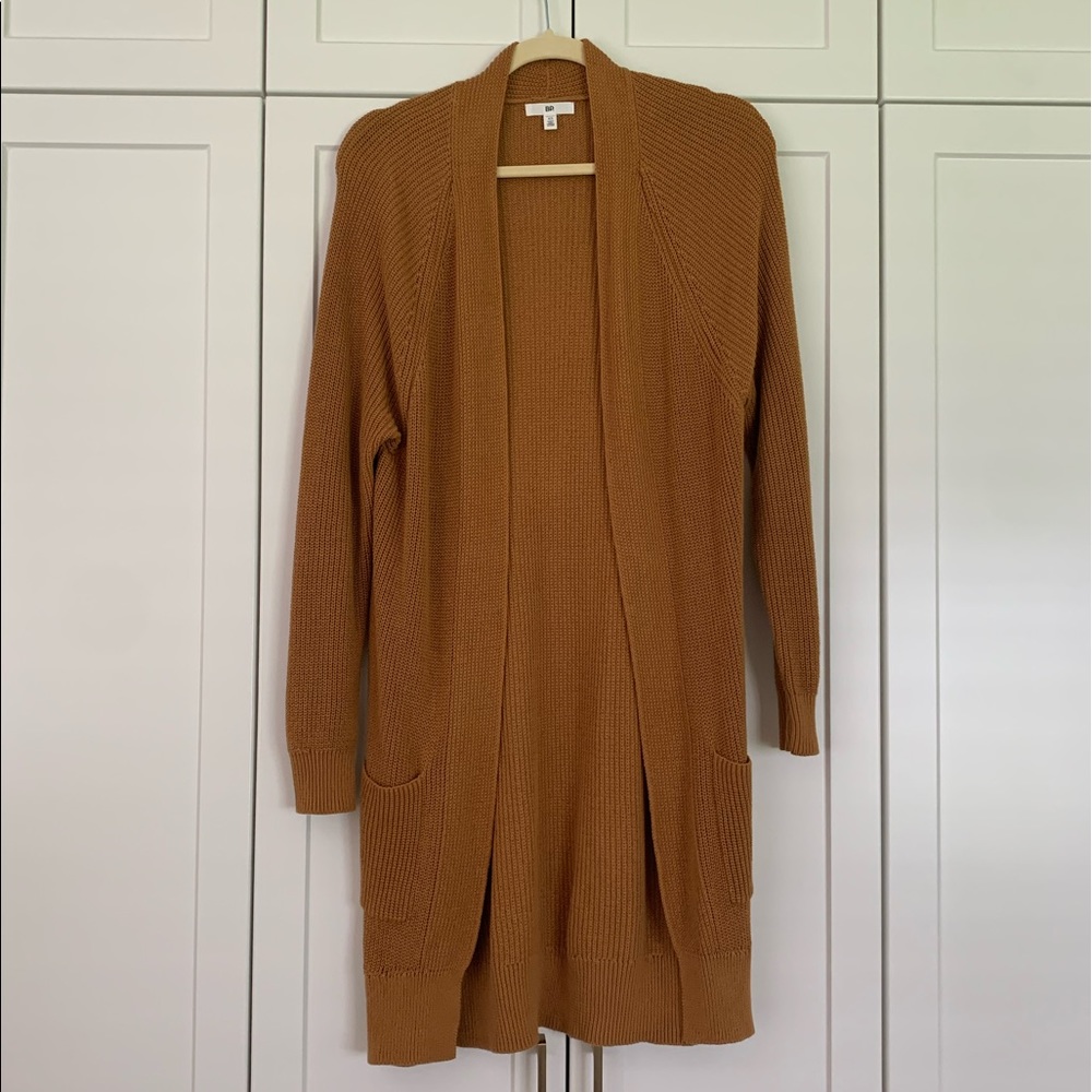 BP Nordstrom cardigan in mustard